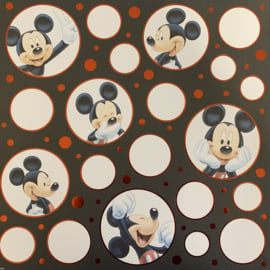 Mickey Poses with foil 12x12 - EK Succes
