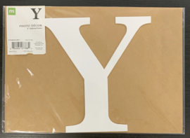 Y Chipboard Letters 8" - Making Memories