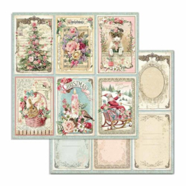 Pink Christmas 12x12 paper pack - Stamperia