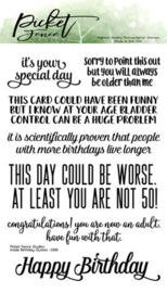 Inside Quotes Birthday - Picket Fence