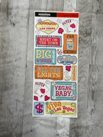 Signature Collection Las Vegas Stickers - Creative Imaginations