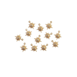 Sugar Cookie Snowflakes Metal Embellishments - Prima Marketing