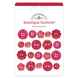 Ladybug Boutique Buttons - Doodlebug