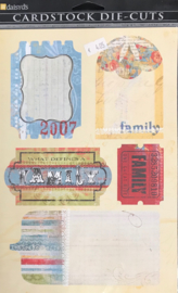 Family Journal Tags Die-cuts