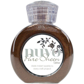 Pure Sheen Glitter Chestnut Brown - Nuvo