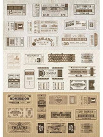 Dutch Sticker Art Tickets A5 - Dutch Doobadoo
