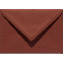 6x envelope Original 114x162mmC6 Chocolate brown - Papicolor