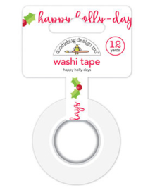 Happy Holly-Days Washi Tape - Doodlebug