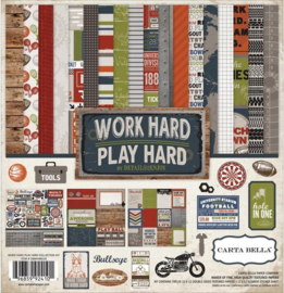 Work Hard 12x12 Kit - Carta Bella