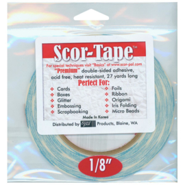 Scor-Tape 1/8" x 25m