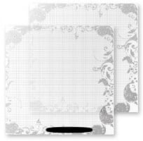 Chipboard Sheets Lovely Grid Invisibles 12x12 - Heidi Swapp