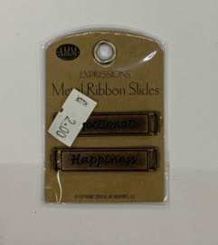 Affectionate Metal Ribbon Slide - AMM