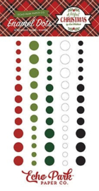 A Perfect Christmas Enamel Dots - Echo Park
