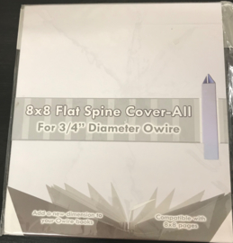 Flat Spine Cover-All 8"x8" For 3/4" Diameter Owire