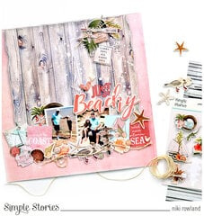 Simple Vintage Coastal Foam Stickers - Simple Stories