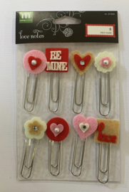 Love Notes Felt Clips - Making Memories