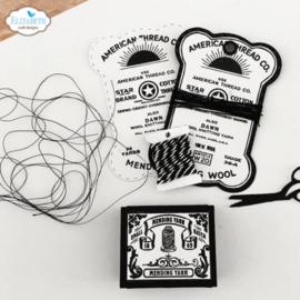 Planner Essentials 26 Yarn Card W/Scissors - Elizabeth Craft Designs