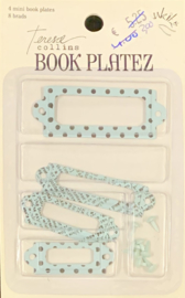 Book Platez Shabby Chic Blue by Teresa Collins - Junkitz