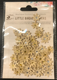 Micro Jewlled Florettes Butter Milk Little Birdie