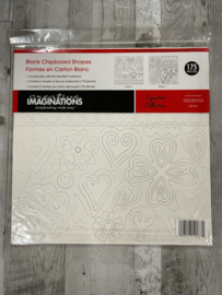 Signature Collection Blank Chipboard Shapes - Creative Imaginations