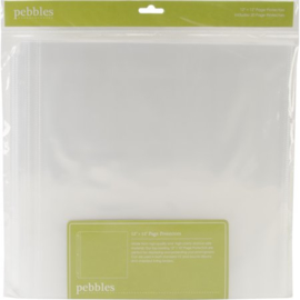 Page protectors 12x12 - Pebbles