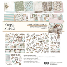 Simple Vintage Winter Woods Collector's Essential Kit - Simple Stories