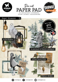 Grunge Collection Die Cut Paper Pad - Studio Light