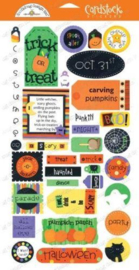 Cardstock Stickers Fright Night - Doodlebug