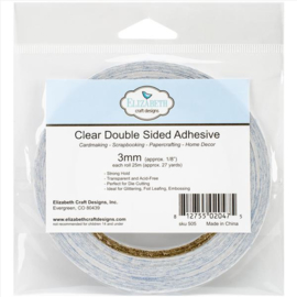 Clear Double Sided Adhesive 3mmx25m Elizabeth Craft Designs
