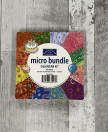 Micro Bundle Calendar Kit 4x4 paper pad- Karen Foster