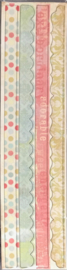 Coastal Curious Chipboard Borders - Laundry Line Collection