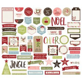 Holly Jolly Journal Bits & Pieces - Simple Stories