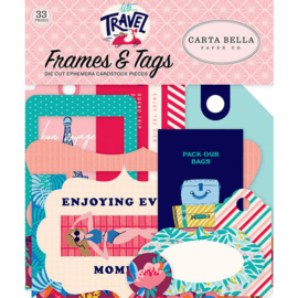 Lets Travel Frames & Tags - Carta Bella