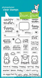 Say What? Spring Critters Stamps - Lawn Fawn