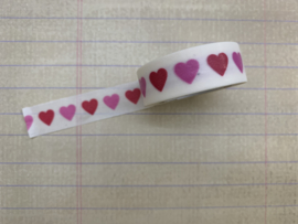 Washi Tape Hearts 8 meter - Dovecraft