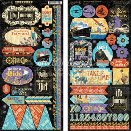 Life's a Journey Stickers - Graphic 45