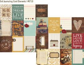 Legacy 3x4" Journaling Card Elements