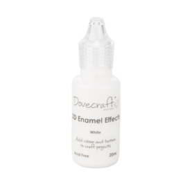 3D Enamel Effects White Dovecraft