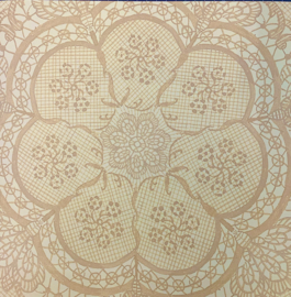 Cream Doily 12x12 - Colorbok