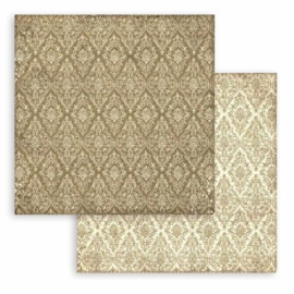 Christmas Greetings Backgrounds 12x12 Paper Pad - Stamperia