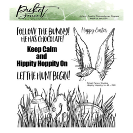 Hippity Hoppity to All Clear Stamps - Picket Fence