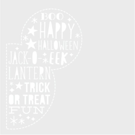 Say Cheese Halloween 6x6 Stencil - Simple Stories