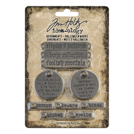 Adornments Halloween Words - Tim Holtz Idea-ology