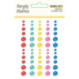 Sunkissed Enamel Dots - Simple Stories