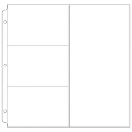 Albums Made Easy Page Protectors 3 - 6x4 / 1 - 6x12