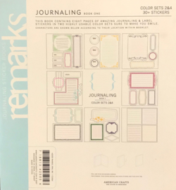 Remarks Journaling Book 1 Color set 2&4