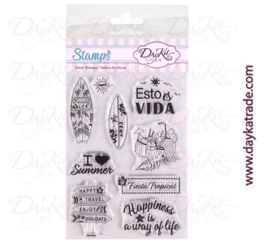 Fiesta Clear Stamp Set - DayKa Trade