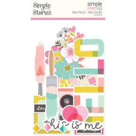 True Colors Page Pieces - Simple Stories