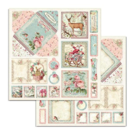 Pink Christmas 12x12 paper pack - Stamperia