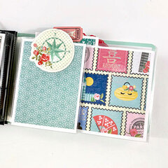 Traveling Girl Paper Pad 6x6 - Prima Marketing